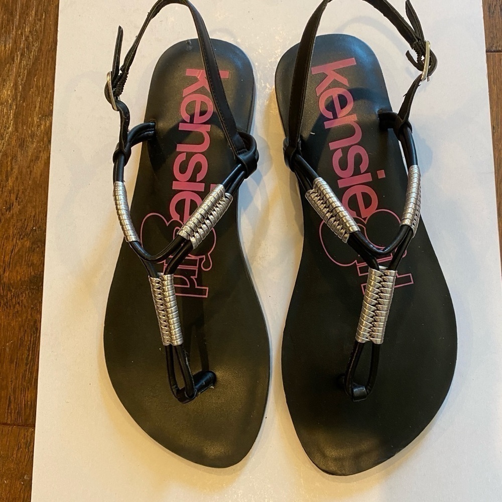 Kensie Girl Beige Gladiator Sandal Size 8.5